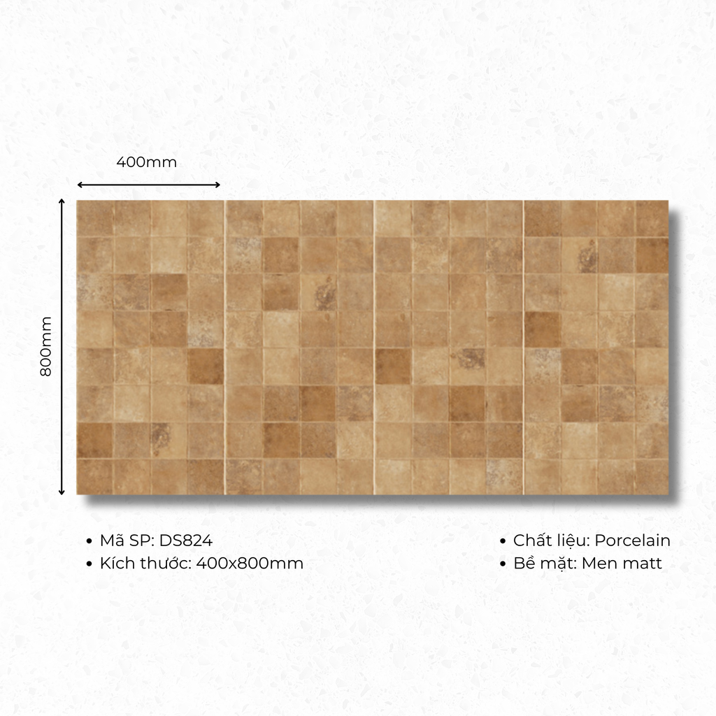 Gạch ốp lát Porcelain  400x800 mã DS824