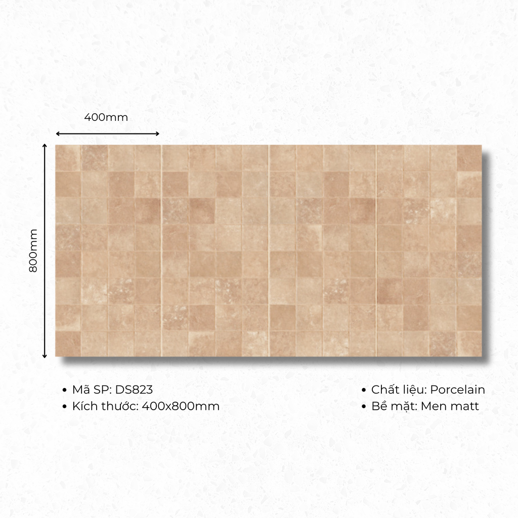 Gạch ốp lát Porcelain 400x800 mã DS823