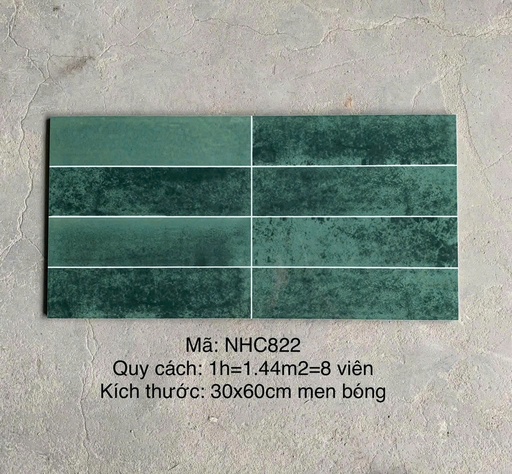 [NHC822] Gạch ốp tường 30*60 mã   NHC822-MEN BÓNG)