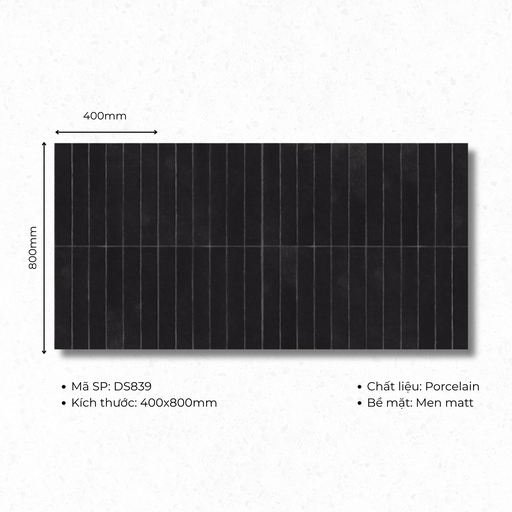 [DS839] Gạch ốp lát 400x800 mã DS839 (1thùng/1.92m2/6v/36,5kg)