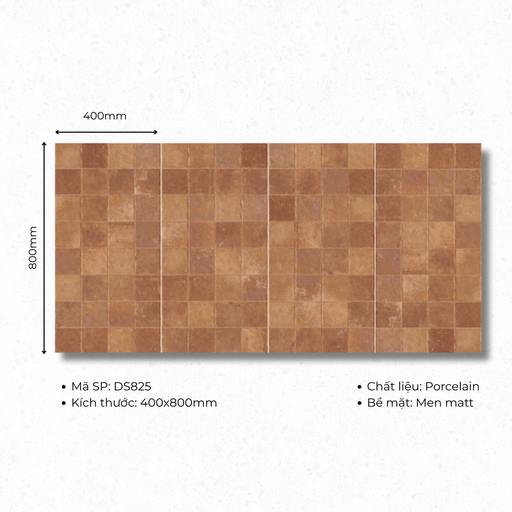 [DS825] Gạch ốp lát Porcelain  400x800 mã DS825