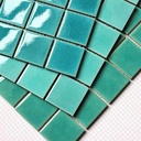 Gạch Mosaic men rạn xanh mix 48x48x7mm, vỉ 306x306mm mã 48436