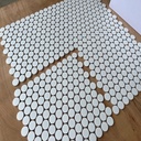 Gạch Mosaic bi tròn trắng 28TTEB-01