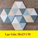 Gạch Lục Giác 4 Màu Hình Tam Giác mã FL23035_HyT