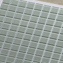 Gạch mosaic thủy tinh 25x25mm màu trắng MH 2569