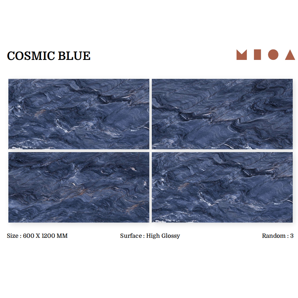 Gạch ốp lát Ấn Độ 600x1200mm COSMIC BLUE