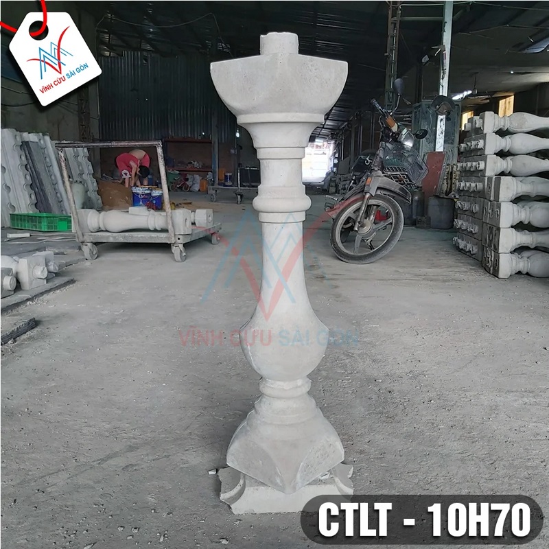 Lục bình (con tiện) 160x160x700mm CTLT 10H70