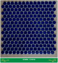 Gạch Mosaic bi tròn xanh - C19110