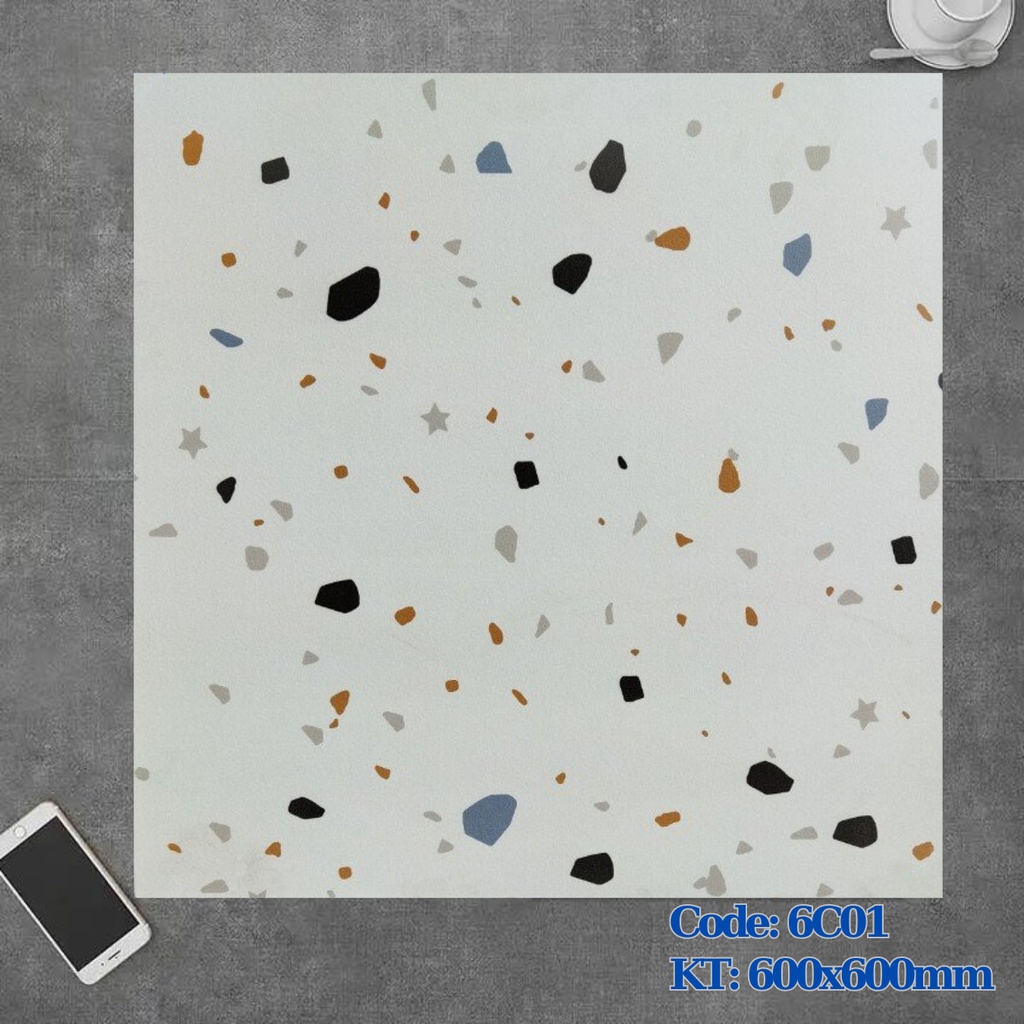 Gạch Terrazzo KT 600x600mm mã 6003