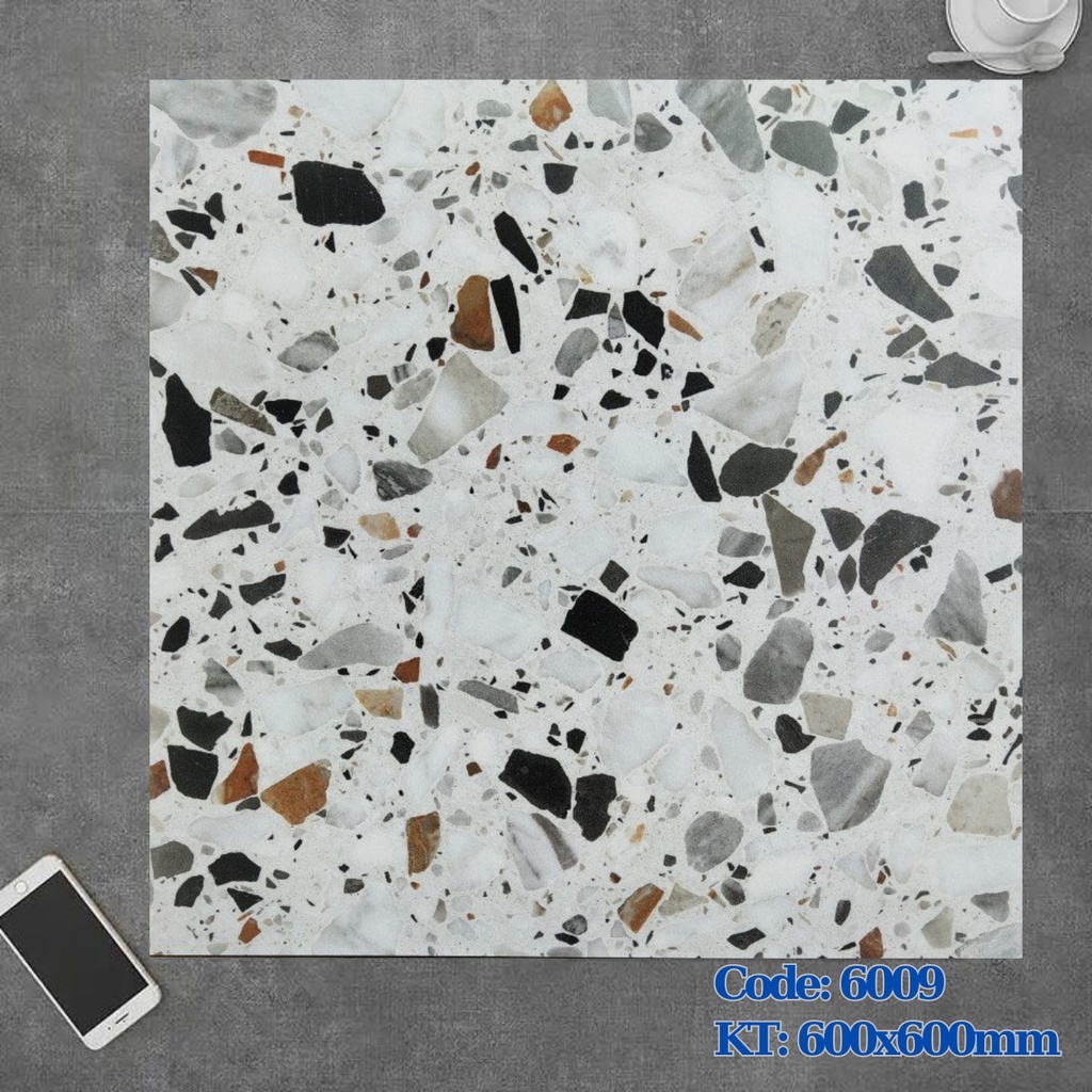 Gạch Terrazzo KT 600x600mm mã DS6009