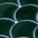 Gạch Mosaic Vảy Cá xanh lục đậm MHF 21