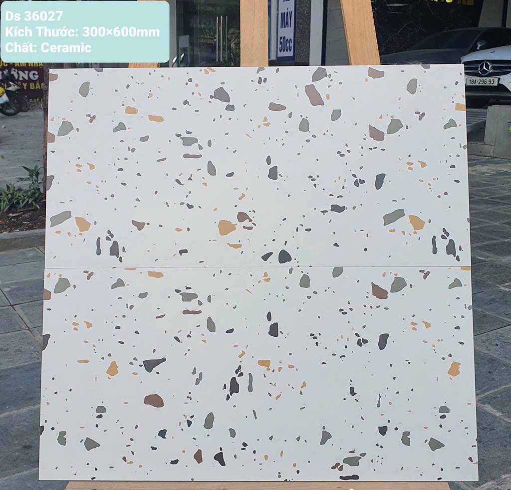 Gạch Terrazzo Porcelain nhập khẩu 300x600mm mã 36026