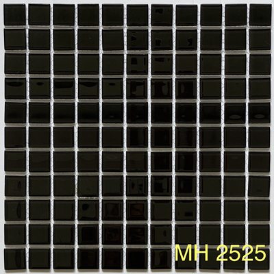 Gạch Mosaic thủy tinh 25x25x4mm MH 2525
