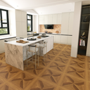 Gạch giả gỗ 600x600mm xương đá nhập khẩu mã GG6A01 (sao chép)