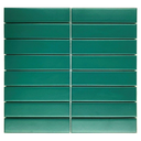 Gạch Mosaic que xanh lá đậm mờ DS303