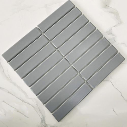 Gạch Mosaic thẻ que xám mờ Y33F822 (306)