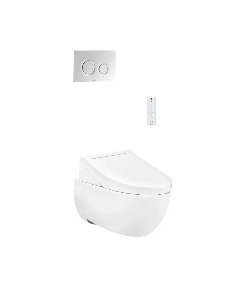 [DSC-CW812RA_TCF24410AAA_WH172A_MB174PWH] Bàn cầu treo tường LP Series kèm nắp rửa điện tử WASHLET C5 CW812RA_TCF24410AAA_WH172A_MB174PWH