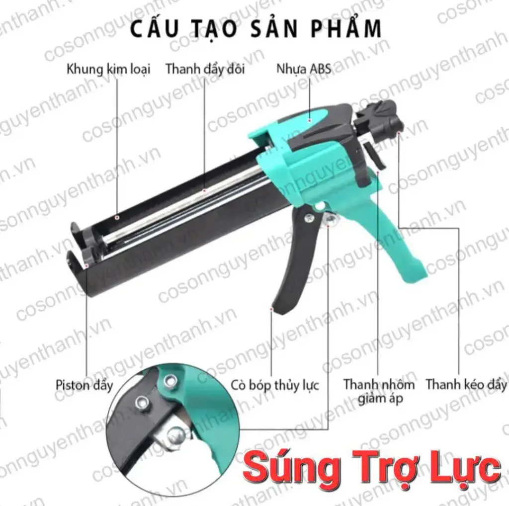 [DSC-7127629] Bộ Dụng cụ và Súng Bắn Keo vệ sinh mạch (keo 2 thành phần)