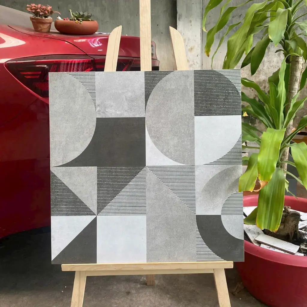 [DSC-Babylon DeCor 1] Gạch Lát bông men mờ KT 600x600mm Babylon DeCor 1