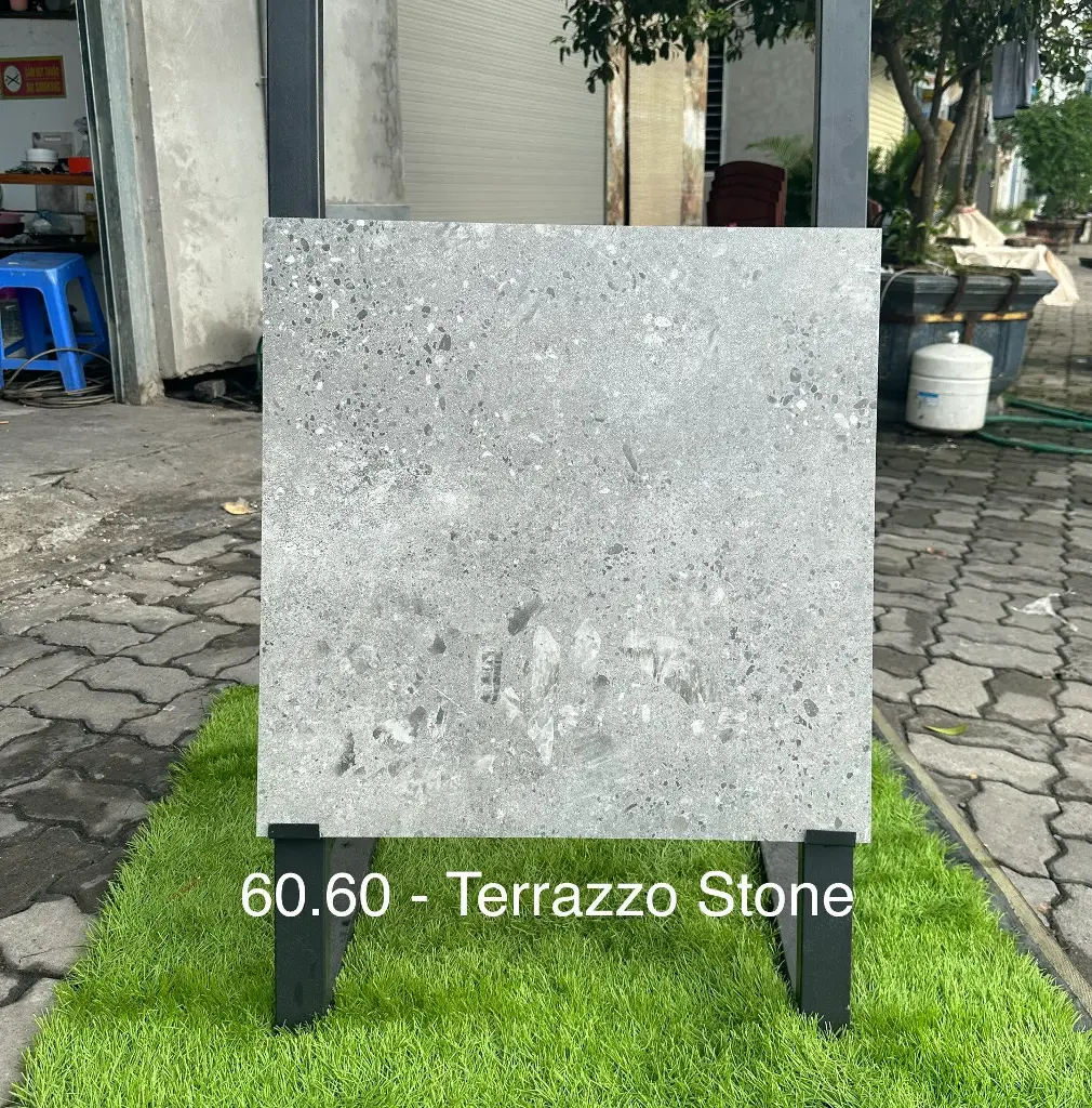[DSC-1962Stone] Gạch Terrazzo 600x600mm men matt AMY7685