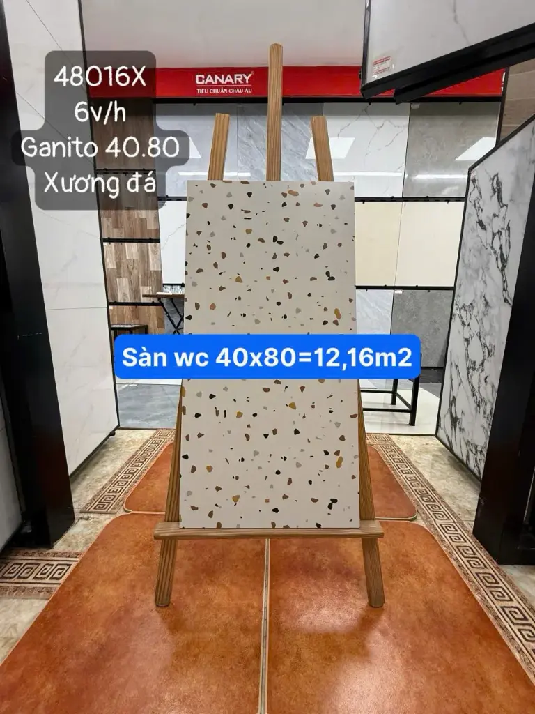 [DSC-48016X] Gạch Terrazzo KT 400x800mmcm mã 48016X