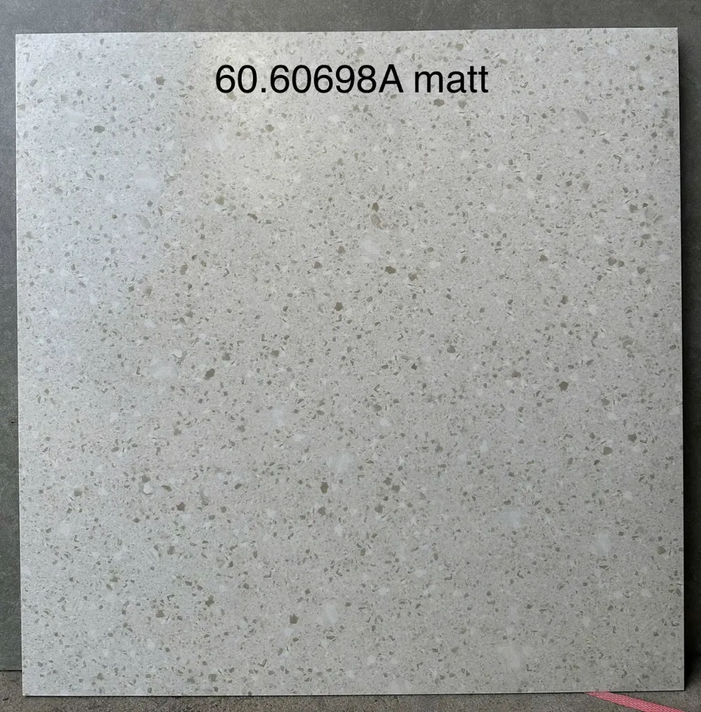 [DSC-60698A] Gạch terrazzo men matt, KT 600x600mm, mã 60698A
