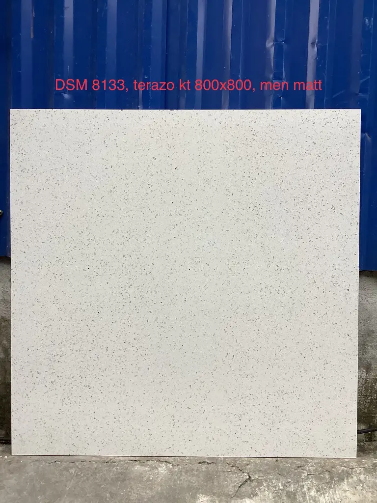 [DSC-M8133] Gạch Terrazzo TQ, KT 800x800mm, Xương Porcelain mặt mờ mã M8133