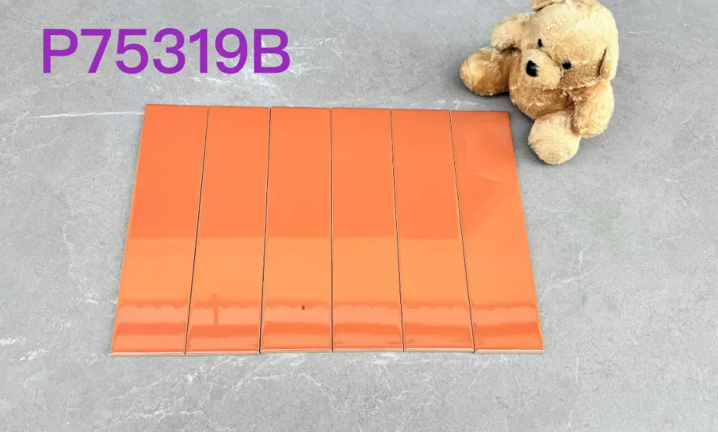 [DSC-P75319B] Gạch Thẻ 75x300mm Hồng Đất Bóng Phẳng P75319B