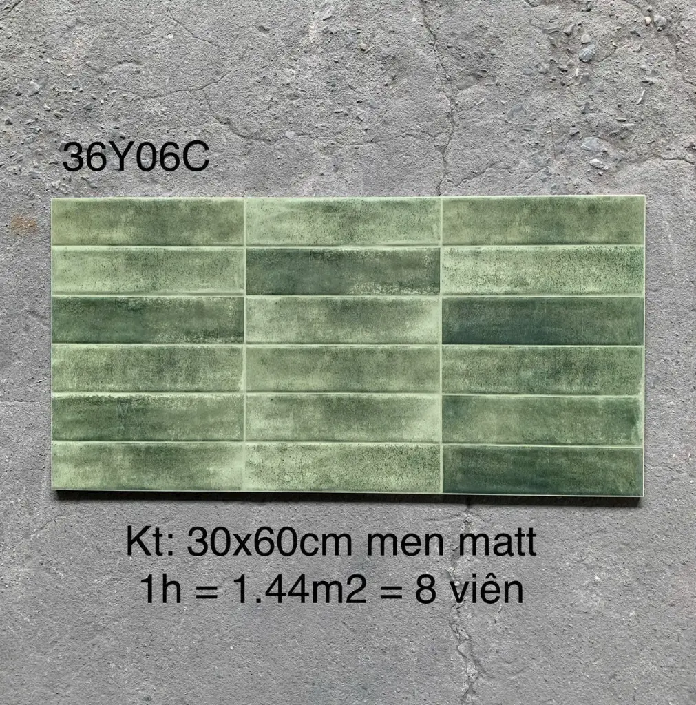 [DSC-MF36Y06C] Gạch Trang Trí Giả Thẻ KT 300x600mm Men Matt Mã MF36Y06C