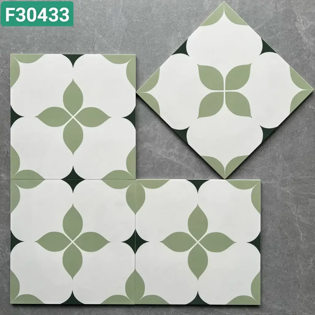 [DSC-GB_F30433 (MF3111)] Gạch bông TQ, KT 300x300 mm, Xương Porcelain mã F30433 (1h/1h/11v)