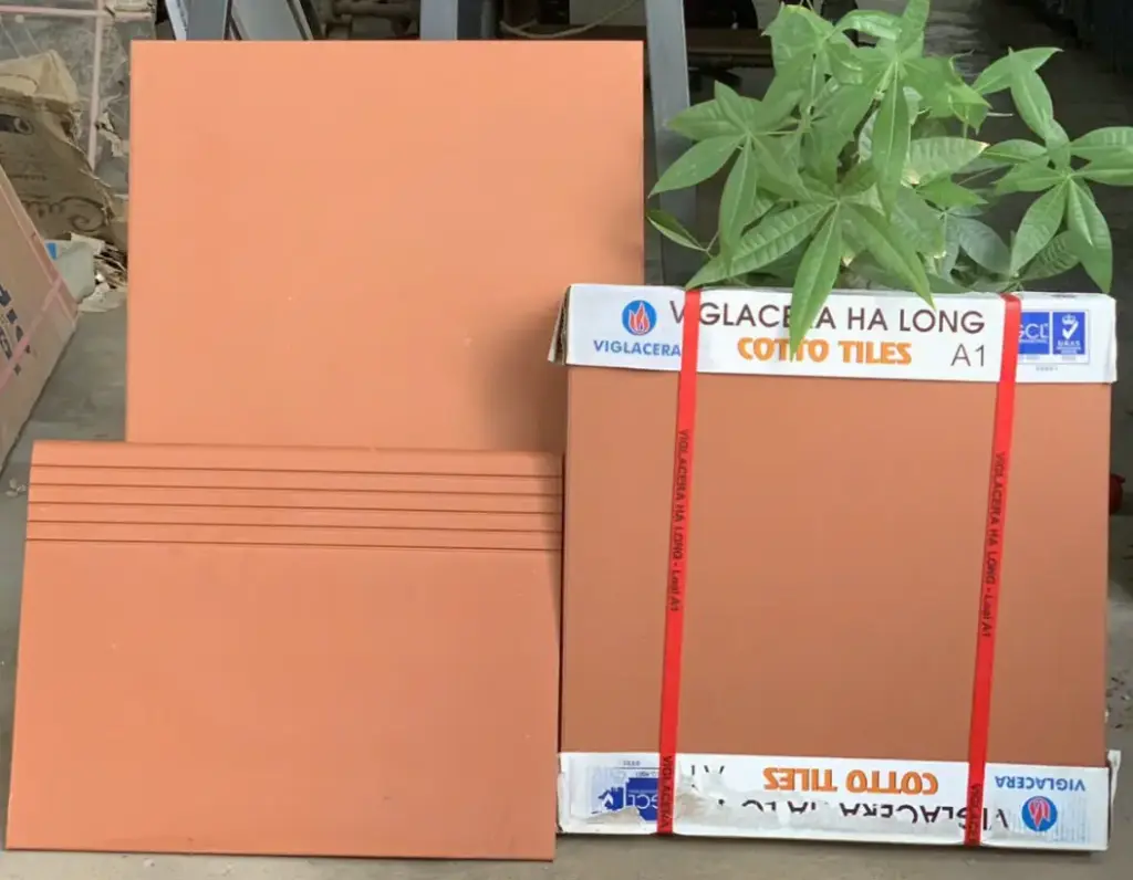 [DSC-Cotto4040] Gạch gốm Cotto đỏ 400x400mm Hạ Long