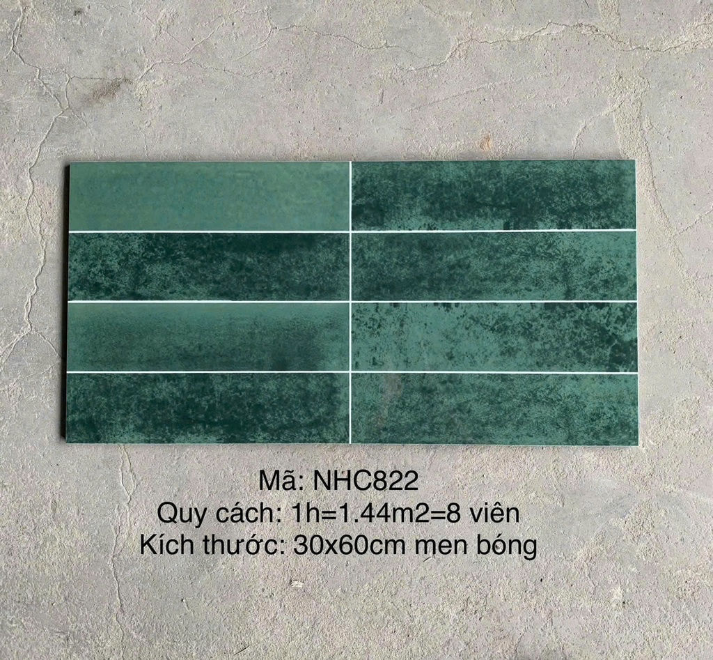 Gạch ốp tường 30*60 mã   NHC822-MEN BÓNG)
