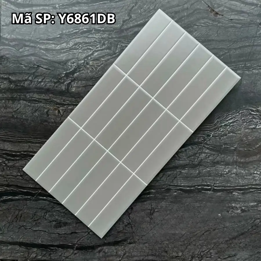 [DSC-Y6861DB] Gạch trang trí TQ, KT 300x600mm Xám mờ mã Y6861DB (Y18218) (Y6861)