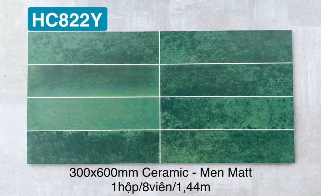[DSC-NHC822Y] Gạch ốp tường KT 300x600mm men matt mã NHC822Y( 19192)
