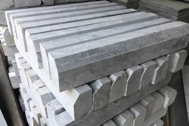 [DSC-THANHHOA203030] Bó vỉa đá Thanh Hoá màu xanh đen cắt thô KT 20x30x30cm