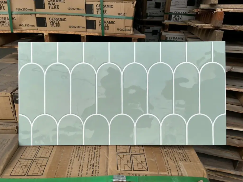 [DSC-6332L] Gạch lông vũ xanh nhạt 300x600mm mã 6332L