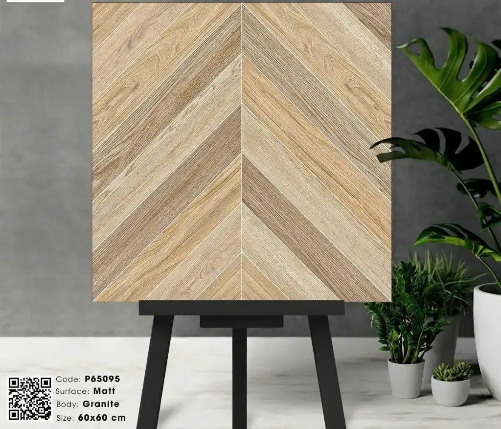 [DSC-P65095] Gạch giả cỗ Xương cá KT 60x60mm ma P65095
