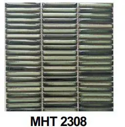 [DSC-MHT2302] Gạch mosaic Que đũa xanh loang vỉ 300x300mm mã MHT2308