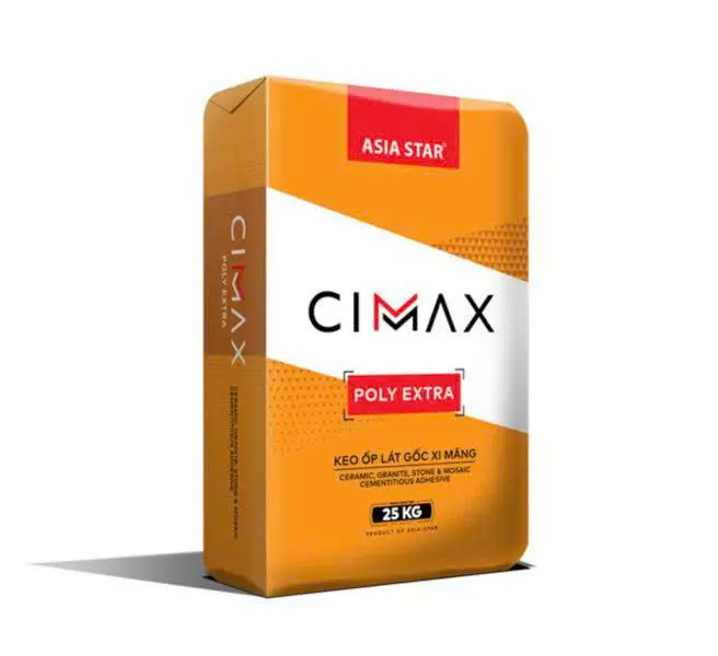 [DSC-CM03 Trắng] Keo ốp lát tiêu chuẩn CIMAX CM03 (màu trắng) Bao 25kg
