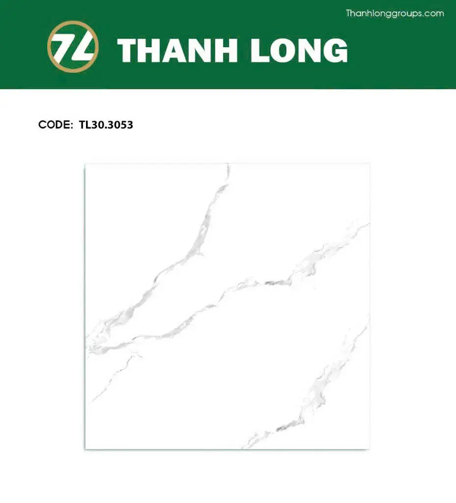 [DSC-TL30 3053] Gạch lát nền trắng khói KT 300x300mm TL30 3053