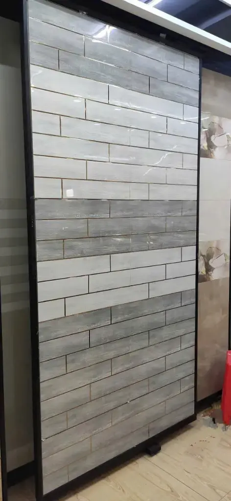 [DSC-OPKJ003A] Gạch ốp tường KT 300x600mm xám Nhũ xám lợt mã OPKJ003A