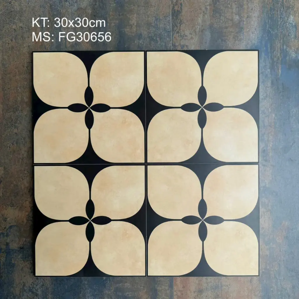 [DSC-FG30656] Gạch bông TQ, KT 300x300 mm, Xương Porcelain mã FG30656 (1h/1h/11v)