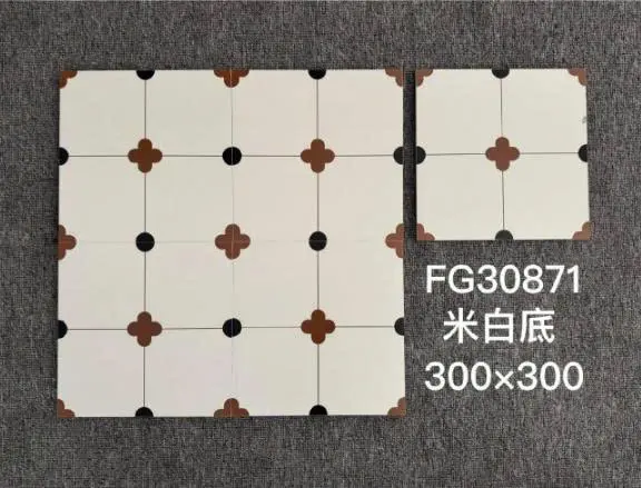 [DSC-FG30871] Gạch bông TQ, KT 300x300 mm, Xương Porcelain mã FG30871 (1h/1h/11v)