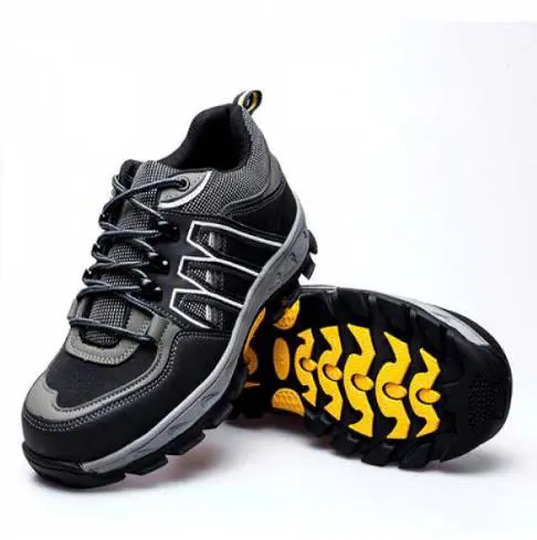 [DSC-GBHHX42] Giày bảo hộ Hunter 806 Thái Lan màu đen size 42