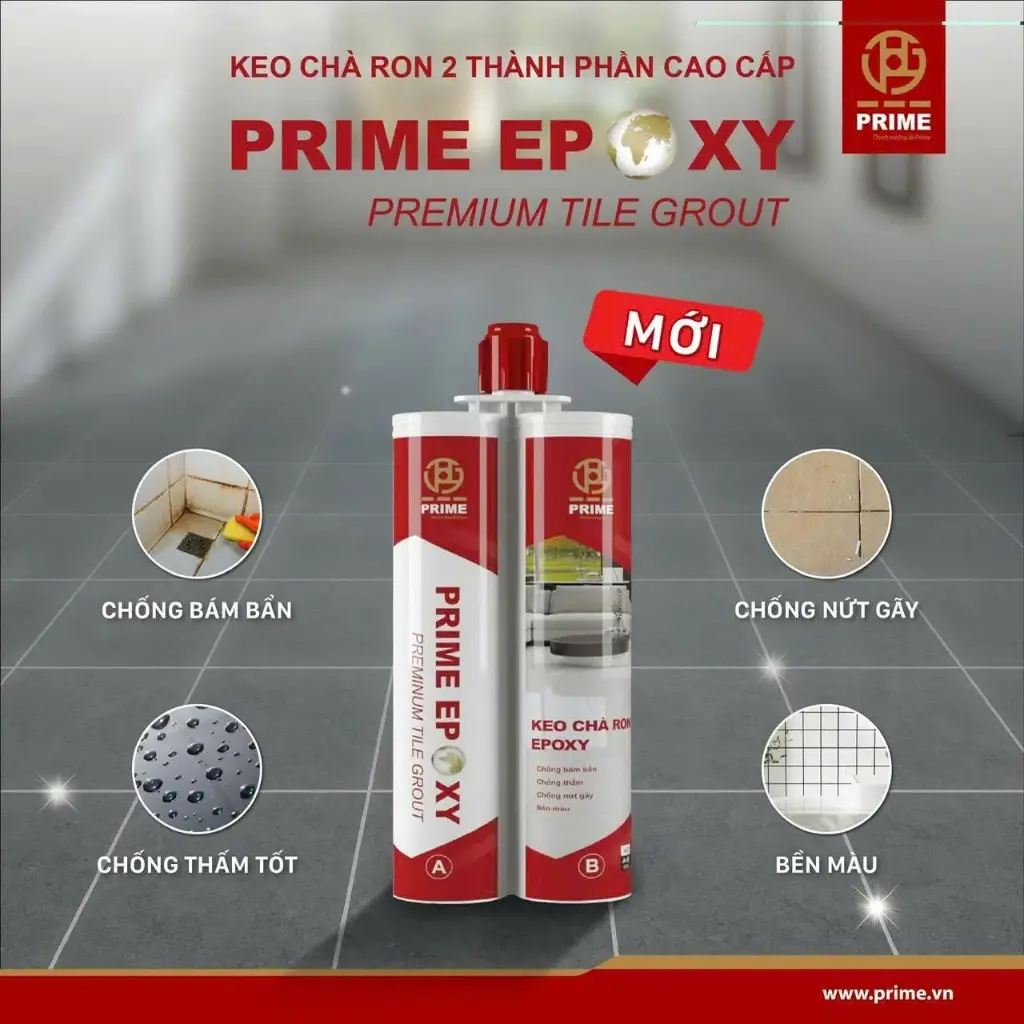 [DSC-KEOE804] Keo chà ron Prime Epoxy E804 Vàng gỗ (Shiny Wooden, 1 cặp = 500g)