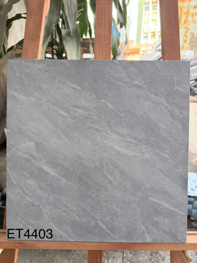 [DSC-ET 4404] Gạch lát sàn xám bề mặt mờ, Kt 400x400, Mã ET 4404