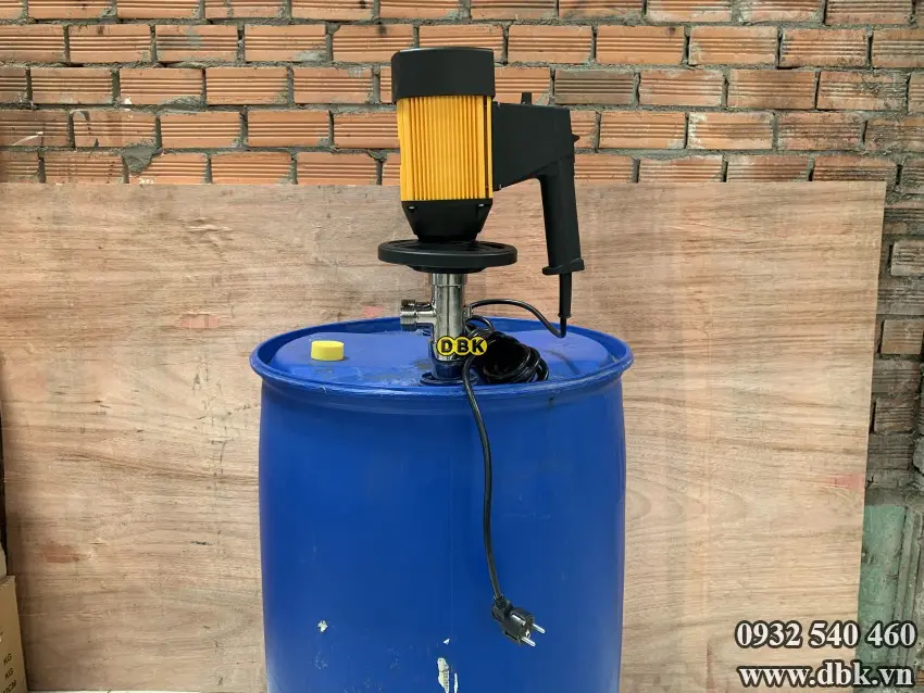 [DSC-LG-1014D] Máy bơm thùng phuy 220V Inox 316 DBK LG-1014D