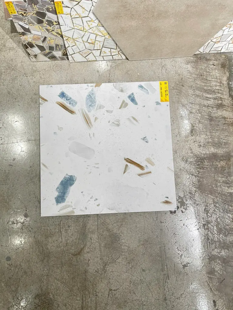 [DSC-6238JD] Gạch Terrazzo Trung Quốc men matt, KT 600x600mm, mã 6238JD (4v/thùng/1.44m2)