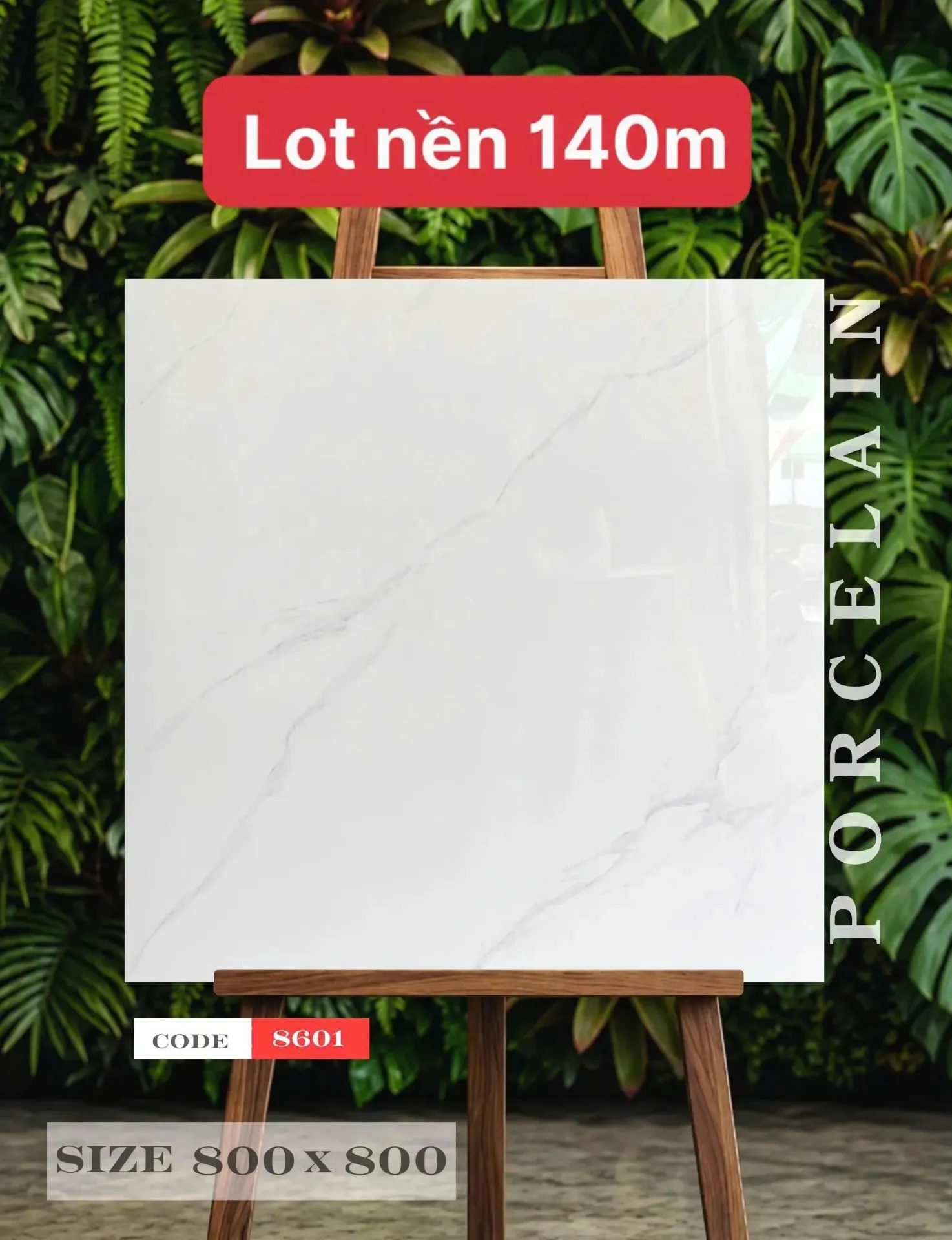 [DSC-8601] Gạch pocelain, KT 800x800mm, mã 8601 (3v/hộp/1.92m2)