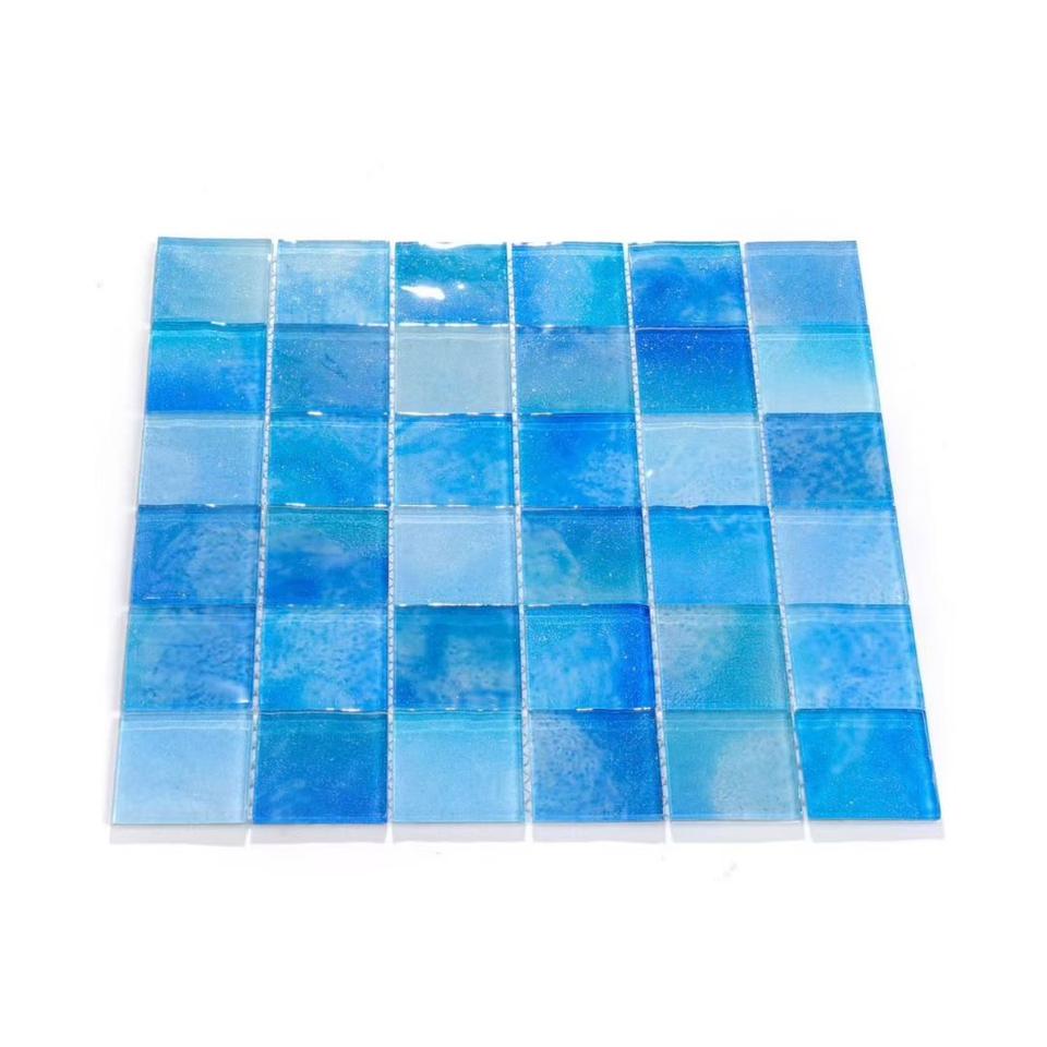 [DSC-2607-94814] Gạch Mosaic Thủy Tinh 30x30cm Glass Tiles Thiết Kế Custom 4mm